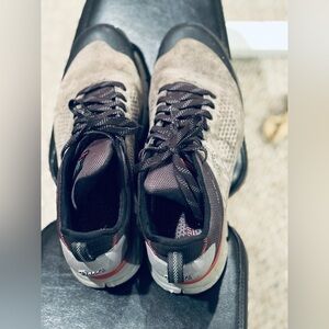 Danner Gray and Black Hiking Shoes with Cushioned Sole.